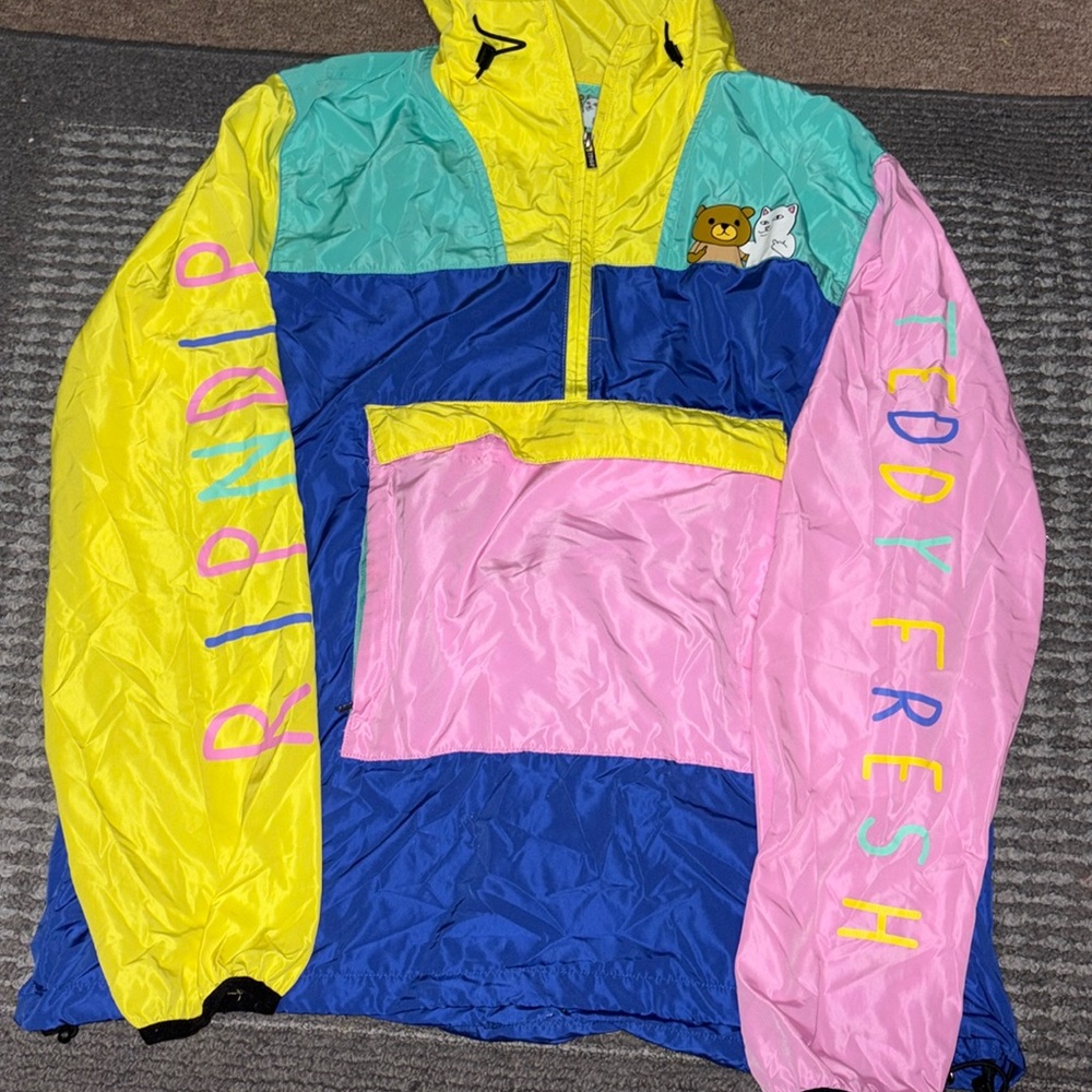 Ripndip X Teddy Fresh Packable Anorak Windbreaker